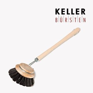 [예쁜주방 예반]독일 켈러 설거지 브러쉬 5cm (흑말털) 솔 주방 식기 냄비 세척 리필